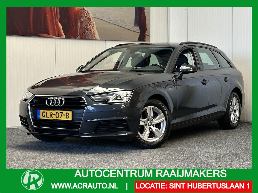Audi A4 AVANT 35 TDI SPORTLINE S BLACK EDITION AUTOMAAT NAVIGATIE CRUISE CONTROL BLUETOOTH TELEFOON MEDIA VOORBEREIDING DODEHOEKSENSOREN ACHTERUITRIJCAMERA ZEER MOOI !!