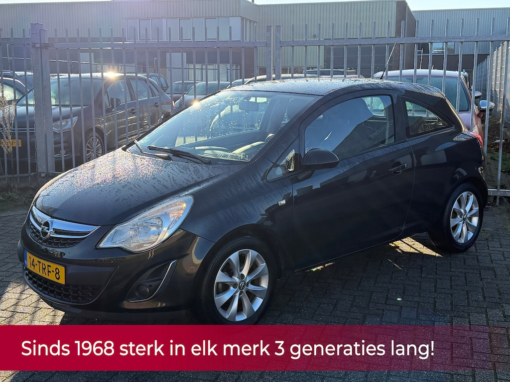 Opel Corsa 1.2-16V Anniversary Edition 86PK! NL AUTO NAP! Cruise l Airco l 16'LMV l LEER l MTF-stuur! TOPSTAAT!