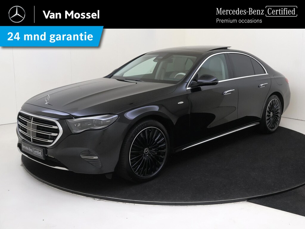 Mercedes-Benz E-klasse 400 e 4MATIC Exclusive Line / Panoramadak/ AIRMATIC/ Achterasbesturing/ Burmester 4D/ 20 inch/ Beige leder