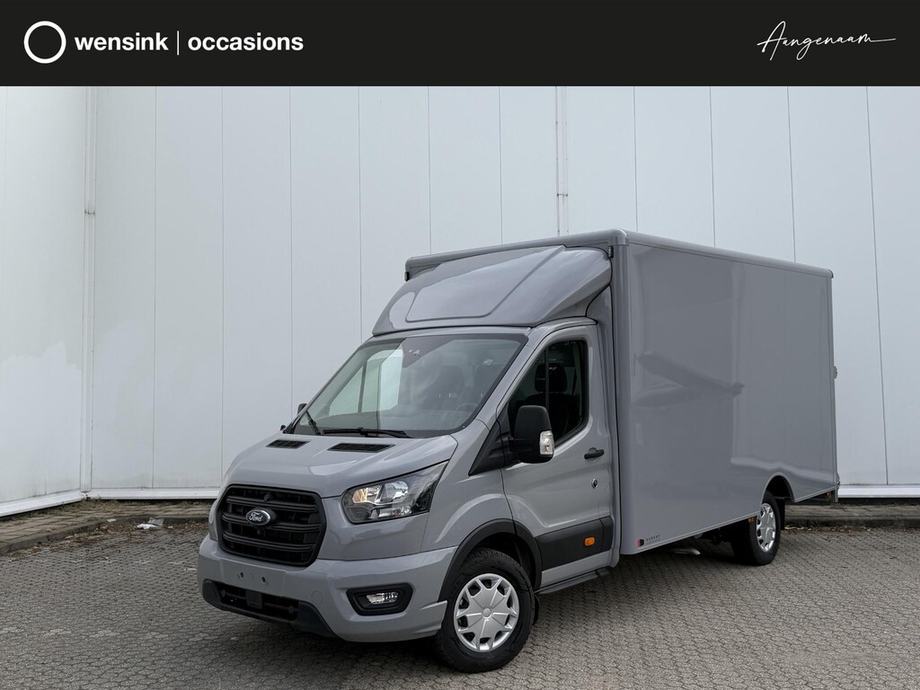 Ford Transit 350 2.0 TDCI | L4 H1 | TREND | SKELETAL | KARHOF GESLOTEN BAK INCL. OVERLOOP KLEP | UIT VOORRAAD LEVERBAAR | KENTEKEN 2024 | 170 PK | AIRCO | CRUISE CONTROL | DAB+ | LANE-ASSIT | 3-ZITS