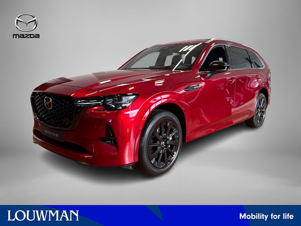 Mazda CX-80 2.5 e-SkyActiv PHEV Homura Plus 6p. | Diverse kleuren uit voorraad leverbaar! |