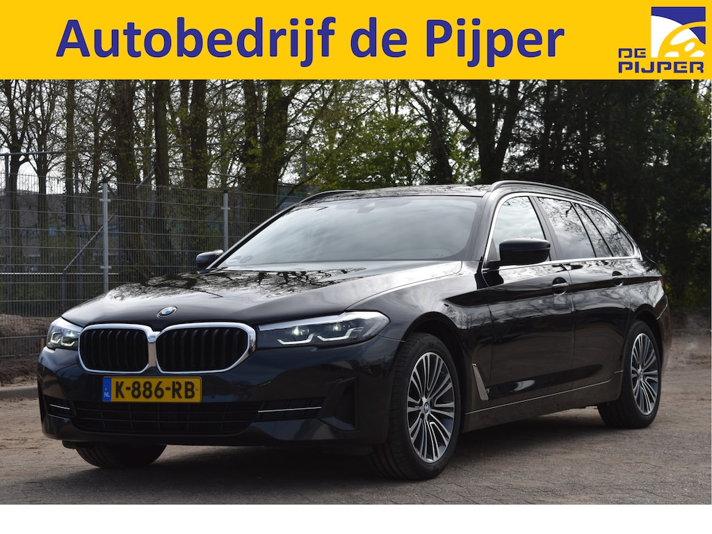 BMW 5-Serie Touring 520i Executive Edition Facelift | NL-Auto | Elekt.trekhaak | Historie | Carplay | Navi | DAB | Full LED | Zeer netjes