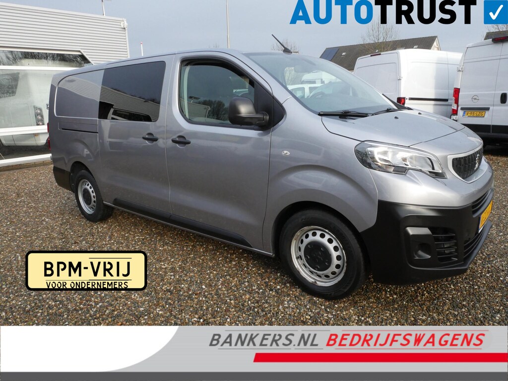 Peugeot Expert 2.0HDI 150PK Dubbele Cabine AC NAV 6-zits inricht. 2 x Schuifdeur