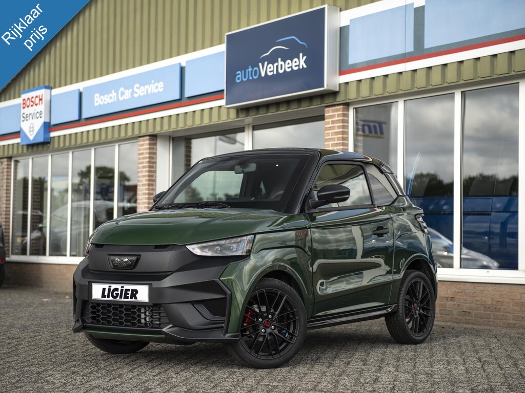 Ligier JS50 JS50C Ultimate - Nw. model 2026! | Airco | Connect Pack Apple Carplay & Android Auto | Draadloos telefoonladen | LED koplampen | Stuurbekrachtiging |