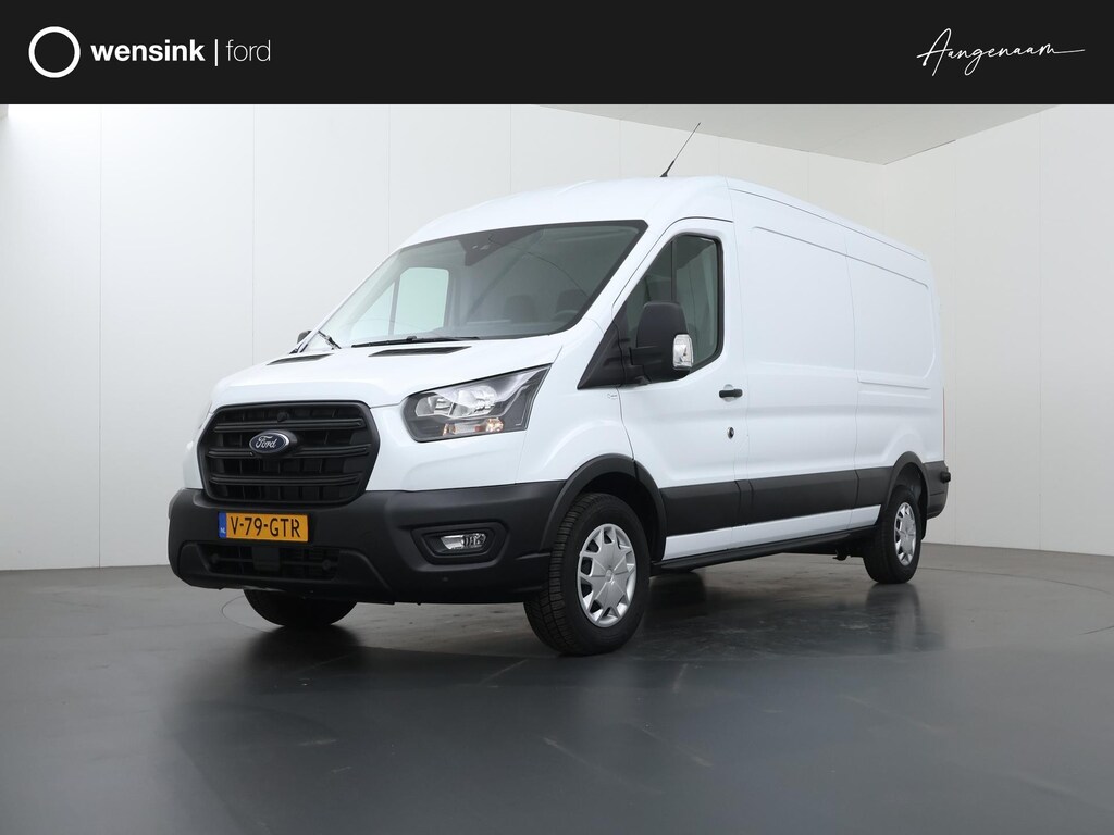 Ford Transit 350 | 2.0 TDCI | L3 H2 | Trend | TREKHAAK 2500 KG AHW | CLIMATE CONTROL | NAVIGATIE | PARKEERSENSOREN V+A | CRUISE CONTROL | BIJRIJDERSBANK | LAADRUIMTE PAKKET | APPLE CARPLAY / ANDROID AUTO | STOEVERWARMING