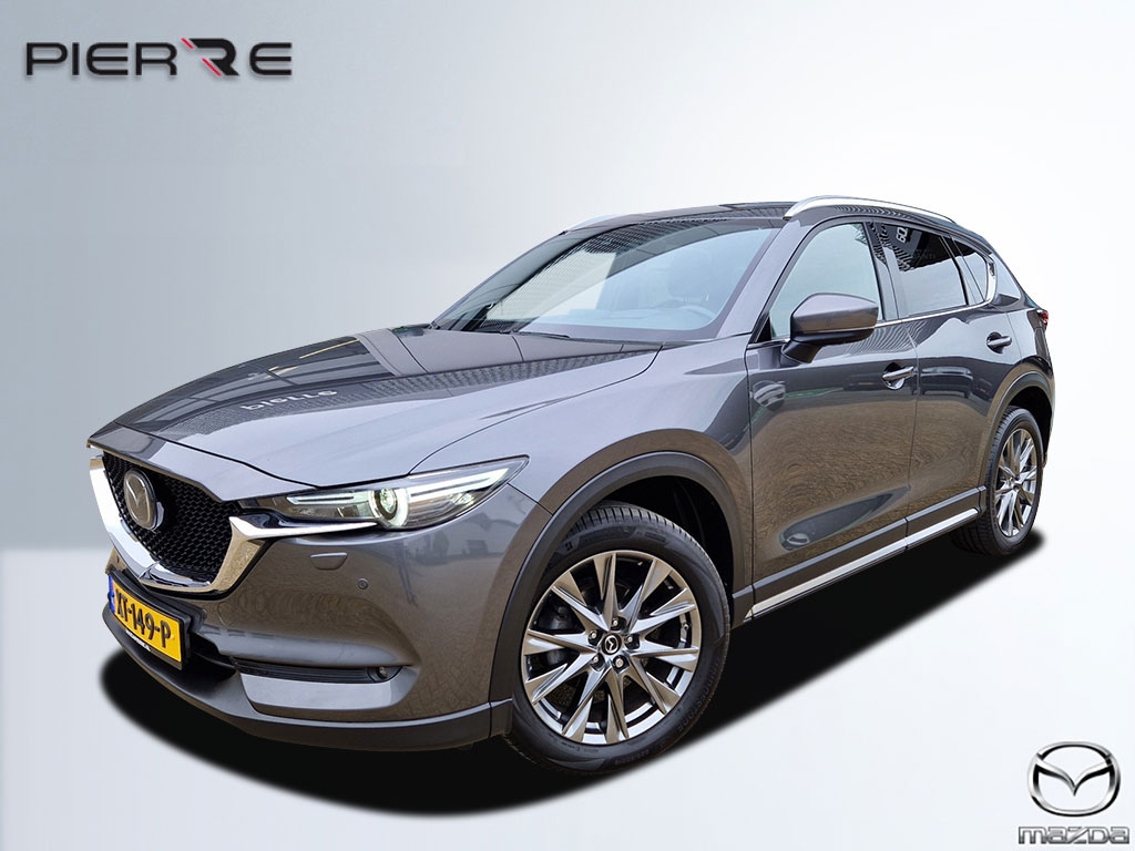 Mazda CX-5 2.5 SkyActiv-G 194 PK AUTOMAAT Signature NAVI | LEDER | OPEN DAK | ACHTERUITRIJCAMERA | APPLE CARPLAY / ANDROID | PARKEERSENSOREN V+A || ELEKTRISCHE ACHTERKLEP | 19 INCH LMV |  FULL OPTIONS 2000 KG TREKGEWICHT!