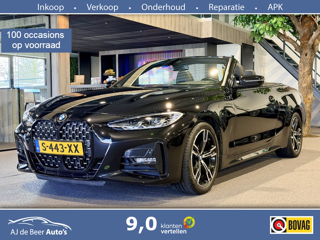 BMW 4-Serie Cabrio 420i High Executive H/K | Camera |Stoel/stuur/nek verwarming | Carplay | Navigatie