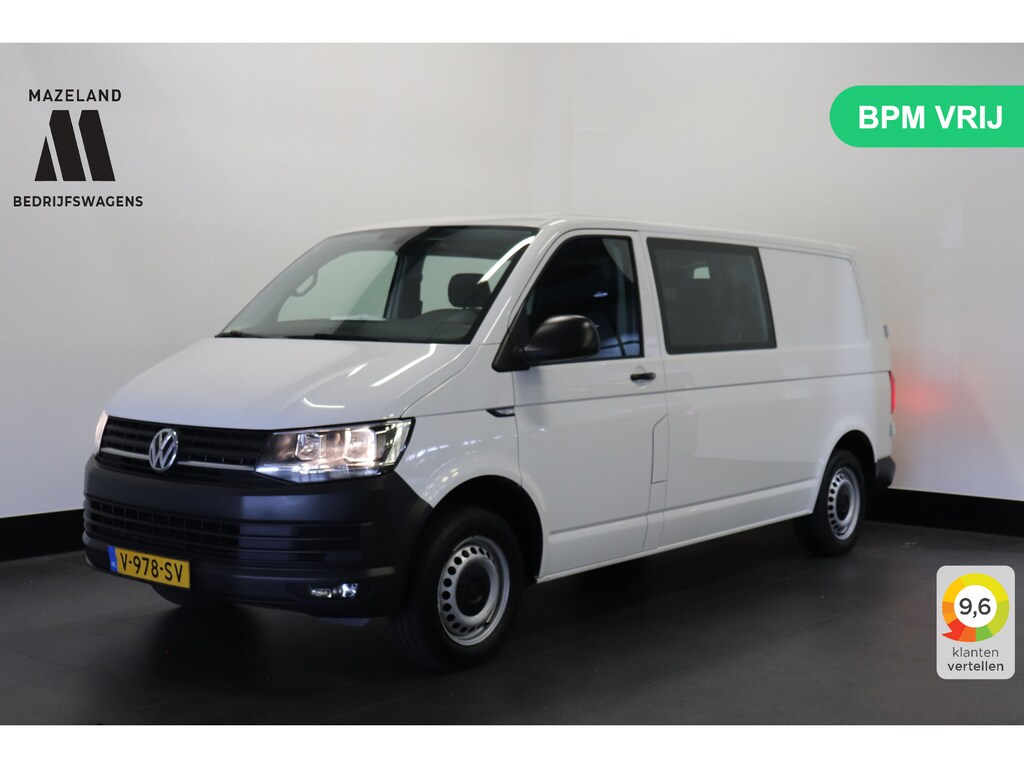 Volkswagen Transporter 2.0 TDI L2 Dubbele cabine EURO 6 - Airco - Cruise - PDC - €15.950,- Excl.