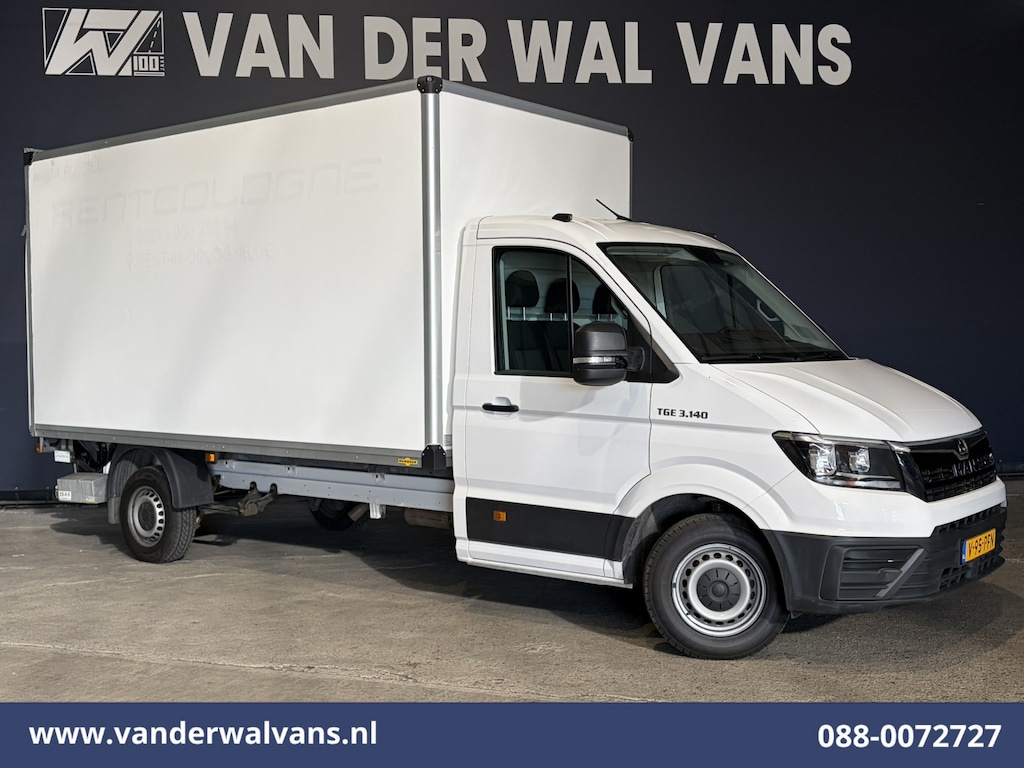 MAN TGE 2.0 141pk Bakwagen Laadklep Euro6 Airco | Apple Carplay | Android Auto Bijrijdersbank, 969kg laadvermogen