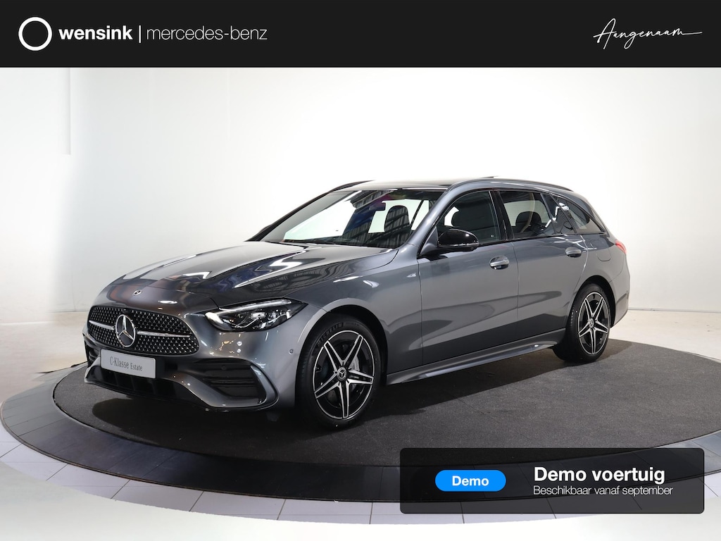 Mercedes-Benz C-klasse Estate 300e Business Solution AMG | Panoramaschuifdak | Nightpakket | Burmester | Head-Up |