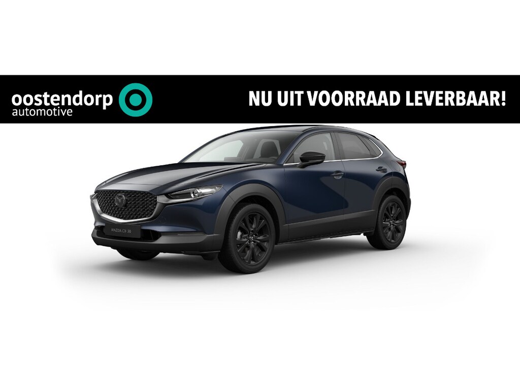 Mazda CX-30 2.5 e-SkyActiv-G M Hybrid Homura | Achteruitrij camera met sensoren voor en achter | Klimaat control | Elektrisch kofferklep |
