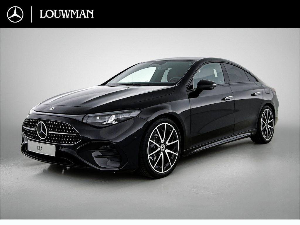 Mercedes-Benz CLA 180 Business Solution AMG | Trekhaak | Panoramadak | Memorypakket | Multibeam LED | 19 inch AMG velgen | Nightpakket | Antidiefstalpakket URBAN GUARD | Adaptieve cruisecontrol |