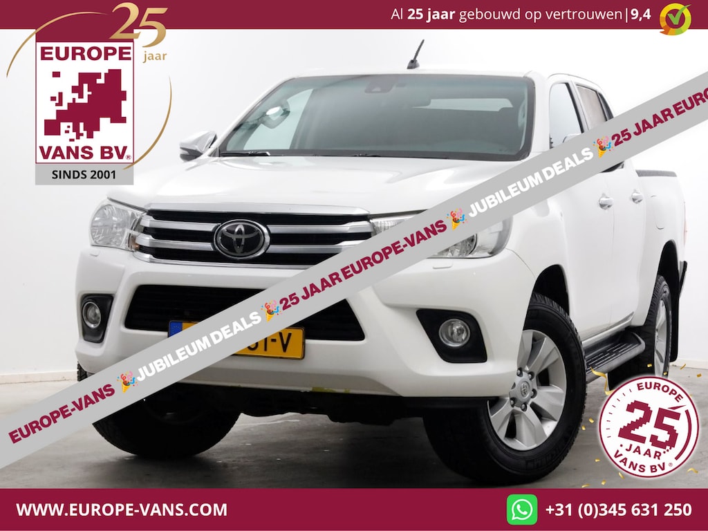 Toyota Hilux 2.4 D-4D-F 150pk E6 4WD 4x4 Double Cab Automaat 08-2019