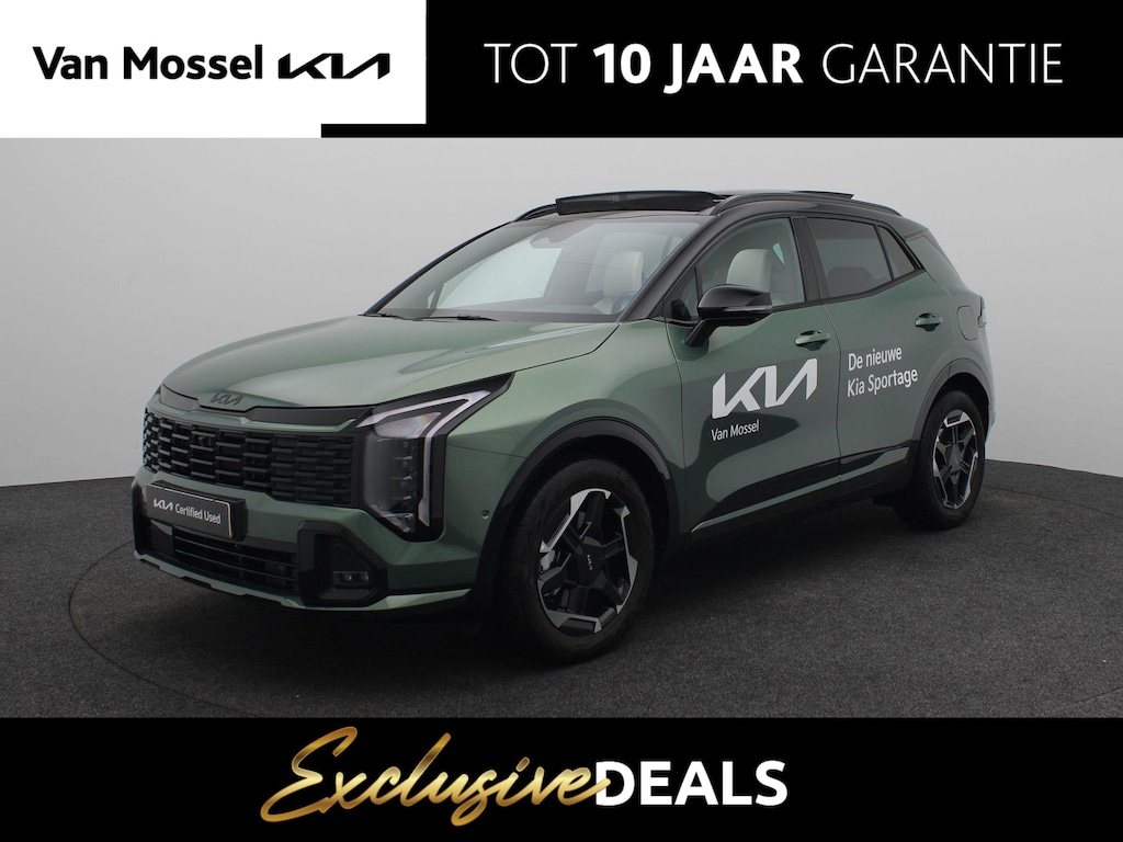 Kia Sportage 1.6 T-GDi Hybrid GT-PlusLine Pano. Dak | Elektr. stoel met geheugen | 360 Camera | LM Velgen 18" | Head-Up | Stoelverwarming en Verkoeling