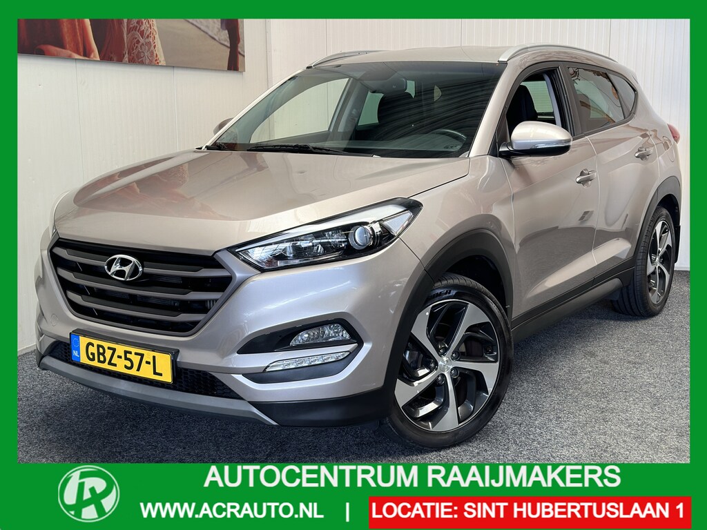 Hyundai Tucson 1.6 T-GDI COMFORT 177 PK AUTOMAAT NAVIGATIE CRUISE CONTROL BLUETOOTH TELEFOON APPLE CARPLAY/ANDROID ACHTERUITRIJCAMERA AFN. TREKHAAK ZEER MOOI !!