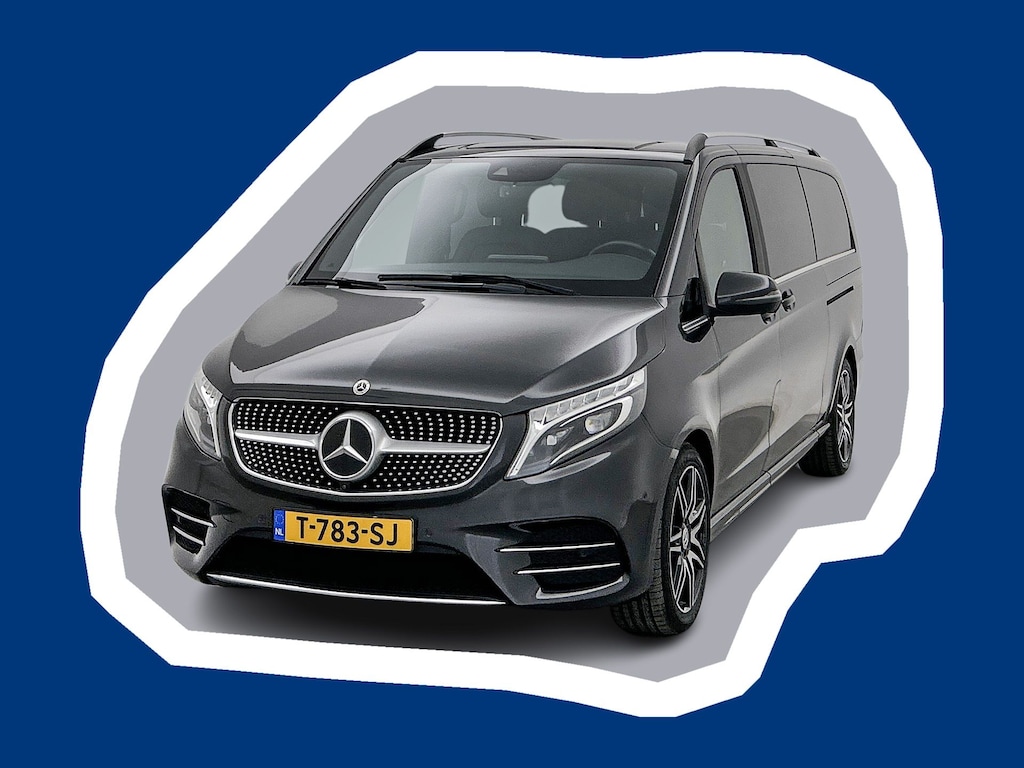 Mercedes-Benz V-klasse 300d Extra Lang Avantgarde Edition AMG-Line 7 zitplaatsen Incl. BPM Koelkast Nappa Leder Burmester audio