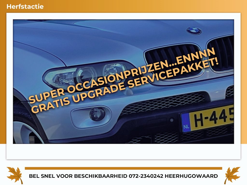 BMW X5 3.0i Automaat - Titan Silber/Dakota leder - Young Timer t/m 2031!