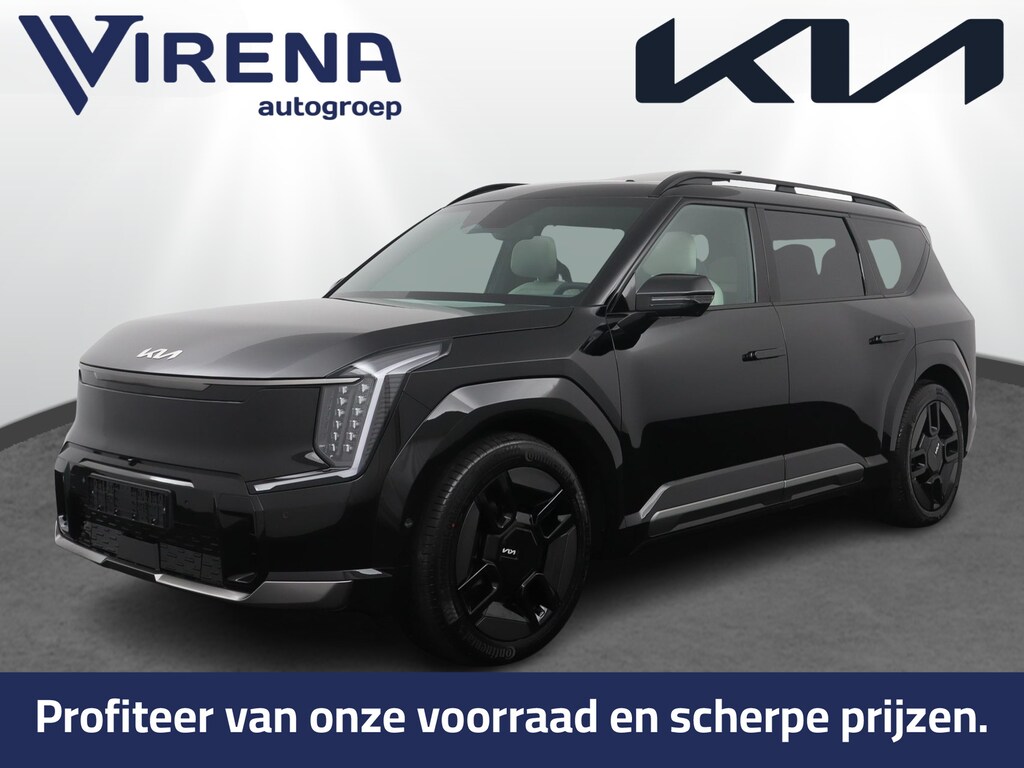 Kia EV9 GT-Line AWD 99.8 kWh - Prijs incl. inruilpremie - 7 zits - Panoramadak - 360 graden camera - Head-Up Display - Meridian Audio - Fabrieksgarantie tot 02-2033