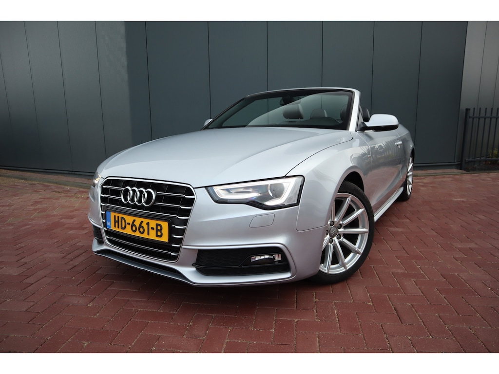 Audi A5 Cabriolet 1.8 TFSI Sport Edition Automaat S-Line  Lederen Sportstoelen Hoofdverwarming Navigatie Xenon