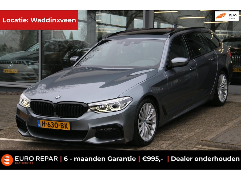 BMW 5-Serie Touring 520i High Executive Edition M-PAKKET PANO-DAK NL-AUTO!