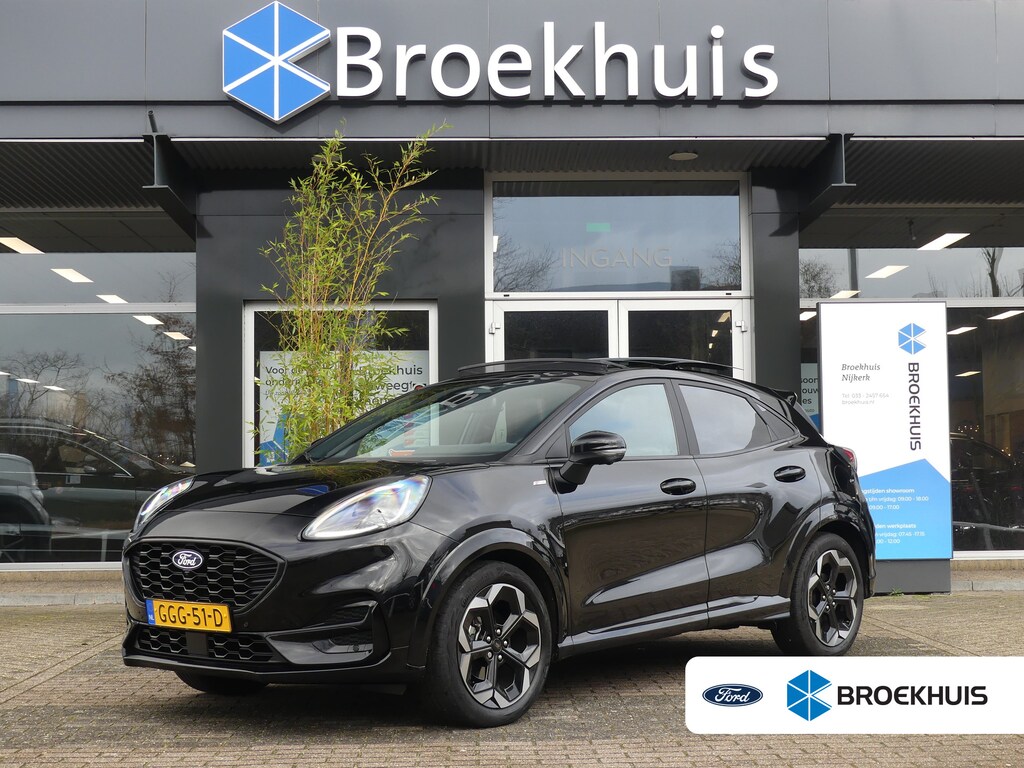 Ford Puma 1.0 EcoBoost Hybrid 125PK ST-Line X | PANORAMADAK | ADAPTIVE CRUISE | DODEHOEKDETECTIE | STOEL+STUUR+VOORRUITVERWARMING | ELEKTRISCHE ACHTERKLEP | CAMERA |