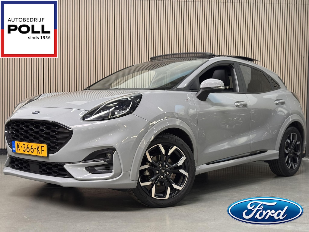 Ford Puma 125pk Eco Hybrid ST-Line X Panoramadak Trekhaak Leer B&O Navi Climat Cruise Dealeronderhouden