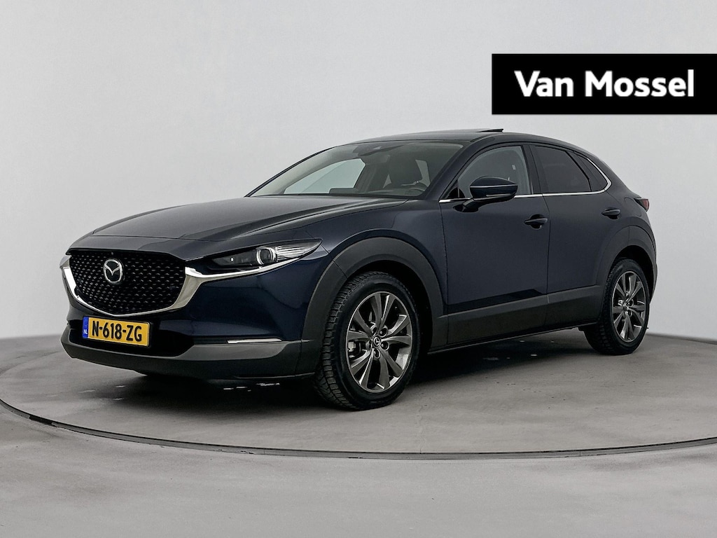 Mazda CX-30 2.0 e-SkyActiv-X M Hybrid Luxury 187PK | Automaat | Schuif-/Kanteldak | 360 Camera | BOSE Audio | Stoel- en Stuurverwarming | Navigatie
