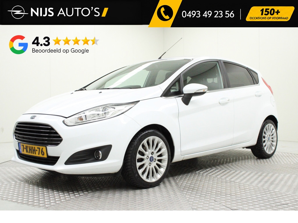 Ford Fiesta 1.6 TDCi Lease Titanium | euro 5 | climate | pdc achter | navi | cruise | bluetooth | elekr. inklapbare spiegels | 16 inch LM | keyless
