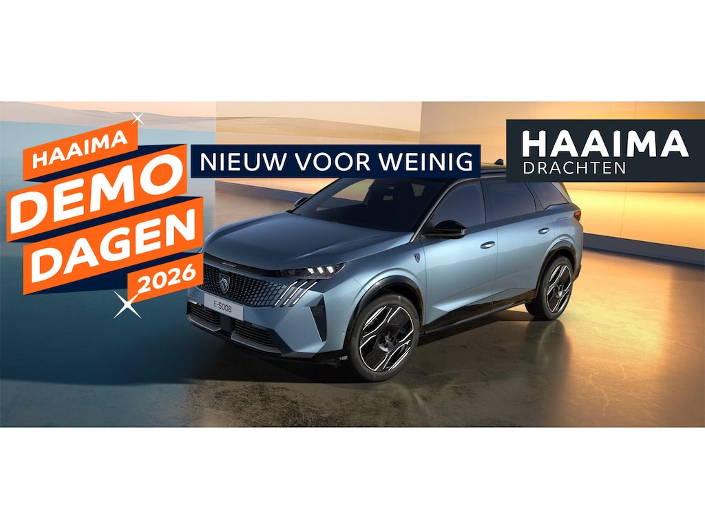 Peugeot e-5008 GT Exclusive 73 kWh 7p | €7.100,- DEMO VOORDEEL! | Stoelverkoeling | Panorama dak | Nappa Leder | 360° Camera | Stoelverwarming Voor & Achter | Elektrisch Verstelbare Voorstoelen | Dodehoek Detectie | Elektrische Kofferklep