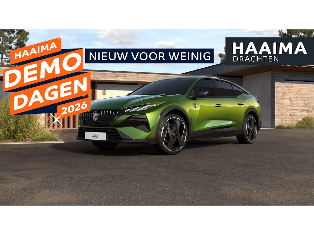 Peugeot 408 1.6 Plug-in Hybrid 240 e-DCS7 GT | DE NIEUWE 408 | Panorama dak | Alcantara bekleding | Elektrische achterklep | 360 Camera | Matrix LED | 20'' Lichtmetalen velgen 'MONOLITHE'