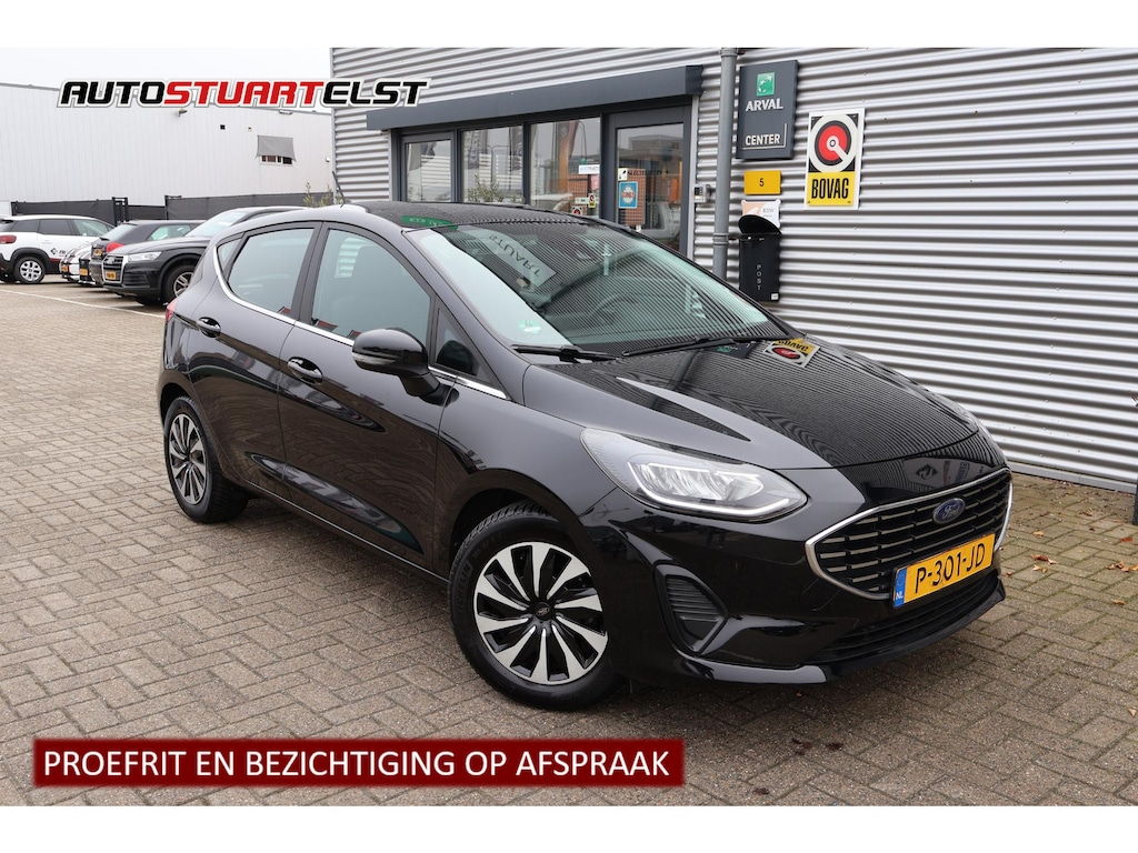 Ford Fiesta 1.0 Hybrid Titanium 1e Eigenaar | Volledig Onderh | NAP | BTW | Carplay | Navi  | Full LED | Cruise | Start/Stop | Hill-Hold | LMV | PDC