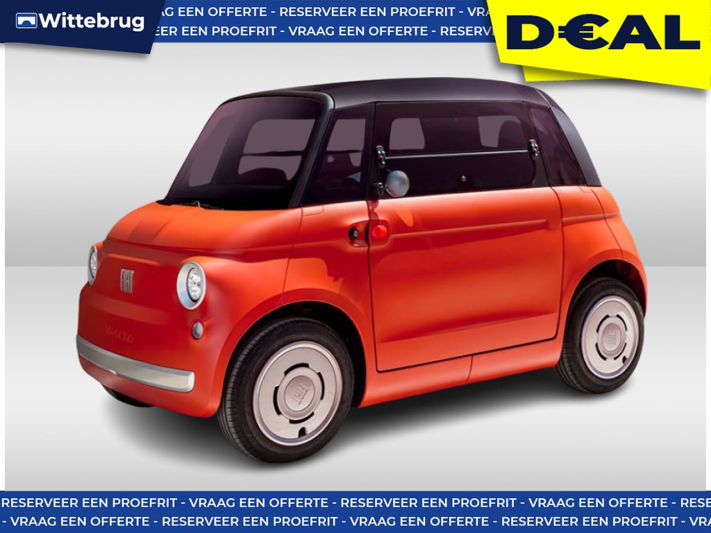 Fiat Topolino CORALLO DIRECT RIJDEN! - GEEN RBW NODIG - PANORAMADAK