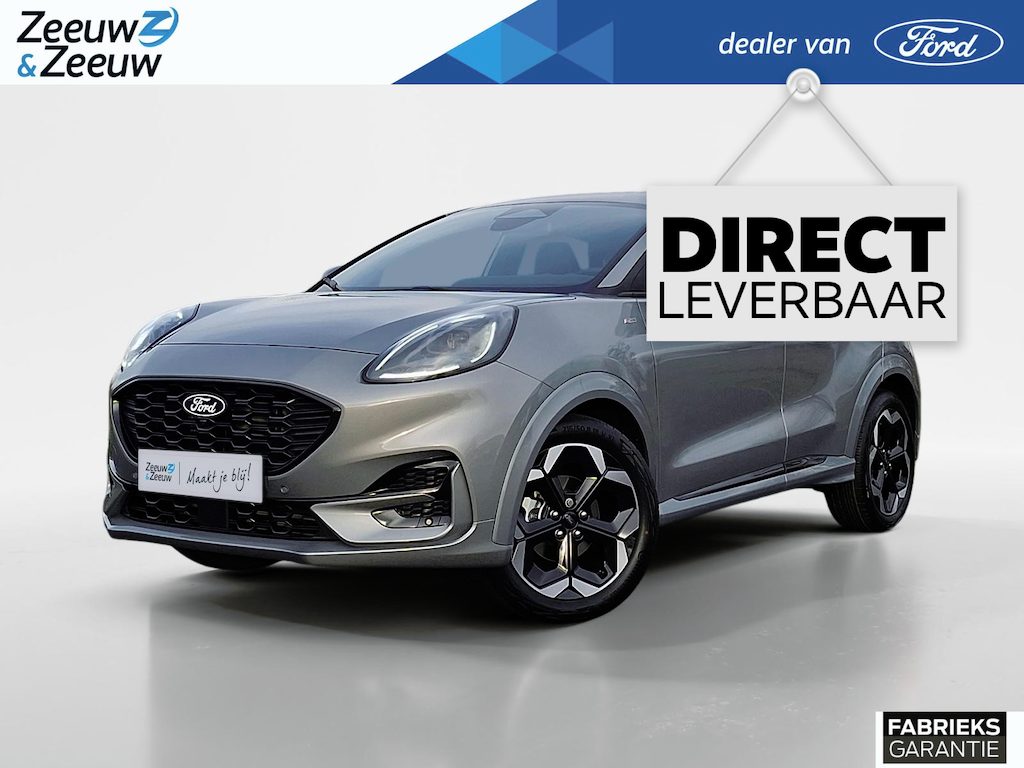 Ford Puma 1.0 EcoBoost Hybrid ST-Line X | 5.000,- Ready Set Ford Bonus | Gratis automaat t.w.v. 1.500,-! | Winterpack | Driver assistancepack | Camera | 18"Lichtmetaal | Adaptive Cruisecontrol | BLIS | Climate Control | El. Achterklep