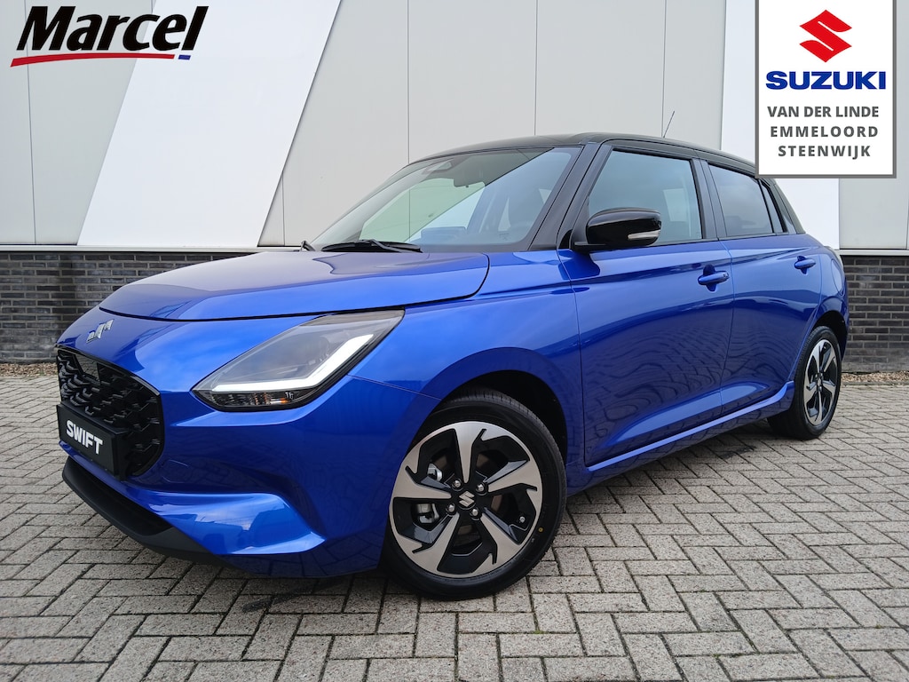 Suzuki Swift 1.2 Style Smart Hybrid AUTOMAAT Dode hoek detectie Parkeersensoren achter draadloos Apple/Android auto Navi met €2200 voorraad korting