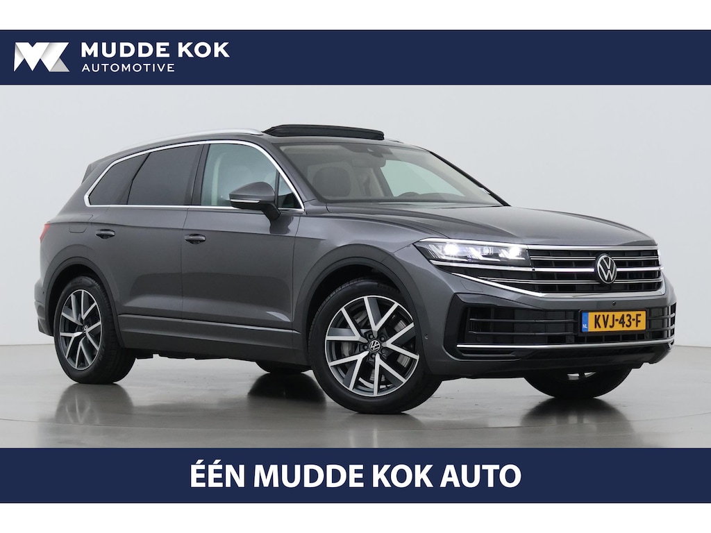 Volkswagen Touareg 3.0 TSi eHybrid 4MOTION Elegance | Luchtvering | Trekhaak | Panoramadak | Head-Up | 360 Camera | Ventilatie | Stoel+Stuurverwarming