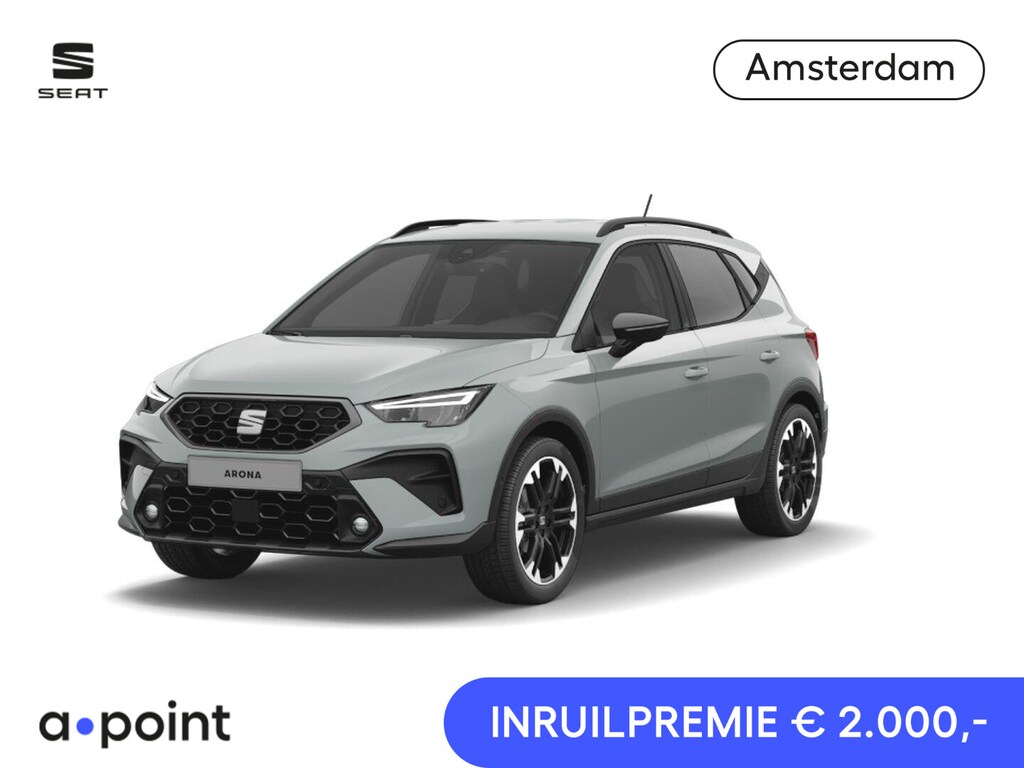 SEAT Arona FR Business Connect 1.0 EcoTSI 70 kW / 95 PK SUV 5 | Bucket Seats | 18 inch Velgen 'Performance Machined' | Stoelverwarming | Adaptive Cruise Control | Achteruitrij Camera | Sensoren V+A