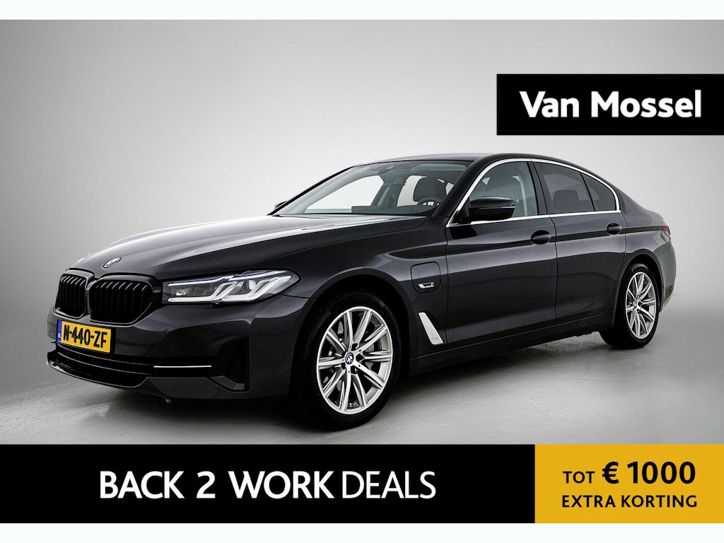 BMW 5-Serie 520e Business Edition Plus | SOH 91% | APPLE CARPLAY - ANDROID AUTO | STOELVERWARMING | LASER KOPLAMPEN | ELEKTRISCHE STUURKOLOM | MEMORY | LEDER | ELEKTRISCHE VOORSTOELEN | PARKEERSENSOREN | CRUISE CONTROL | CLIMATE CONTROL | LICHTMETALEN VELGEN |