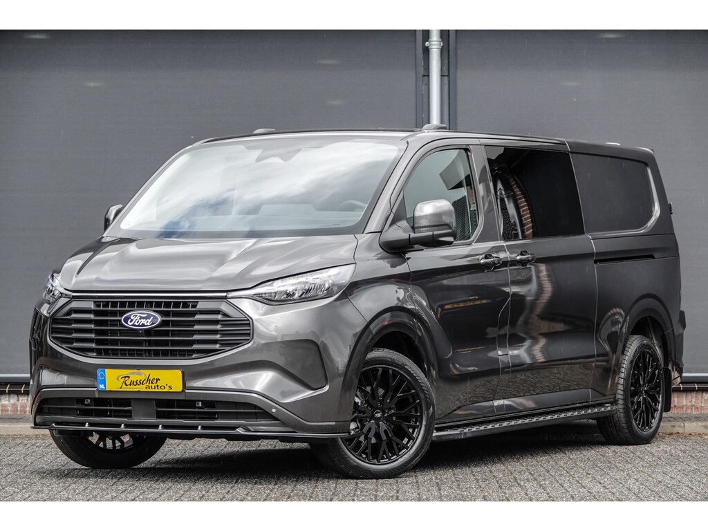 Ford Transit Custom L2H1 Dubbel Cabine 2.5PHEV 233Pk Aut. | Limited | Plug In Hybrid | 360° Camera | 2x Schuifdeur | Spoilerpack | 19'' | Magnetic Grey