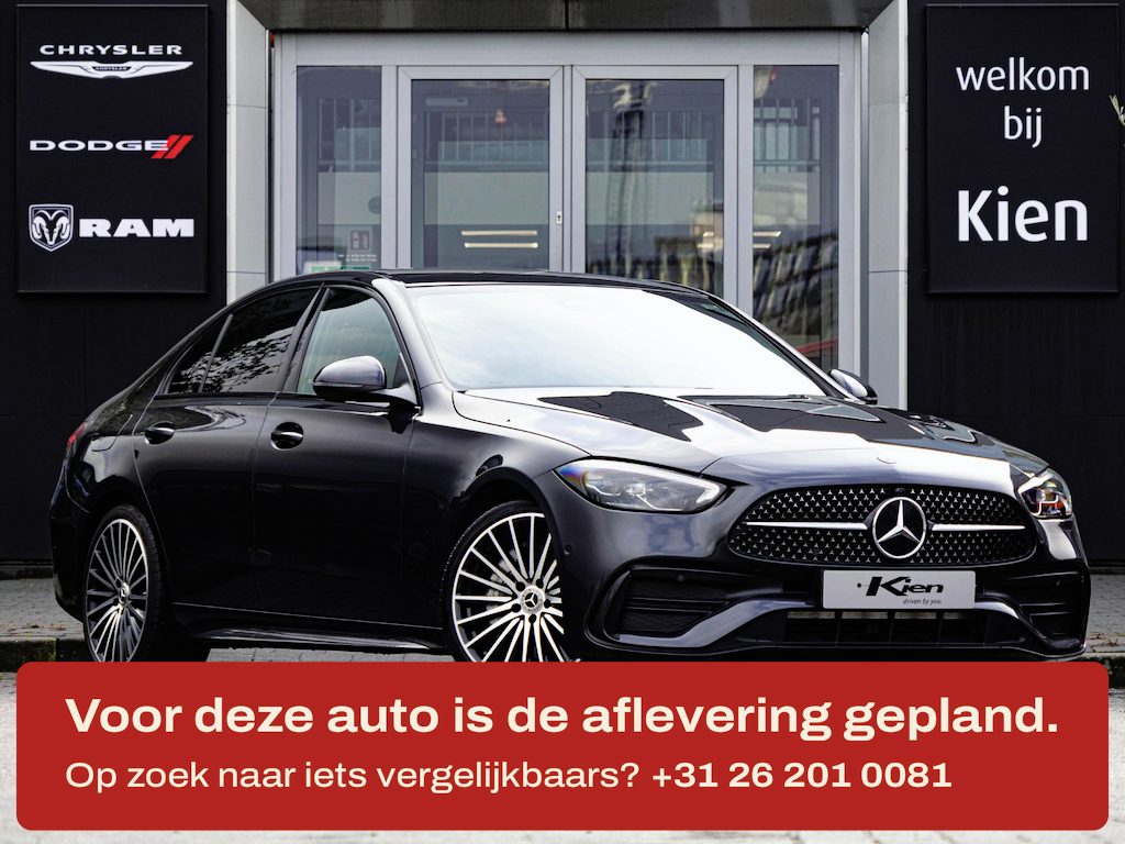 Mercedes-Benz C-klasse 200 AMG Line | Pano | Night |19" Multi spaak | LED | Camera