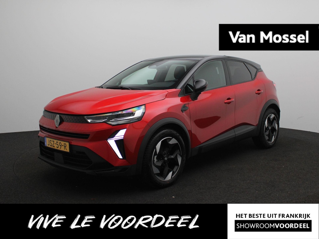 Renault Captur Techno mild hybrid 160 EDC Automaat | openR multimediasysteem met 10,4" touchscreen met Apple CarPlay & Android Auto | Climate Control | Parkeersensoren met achteruitrijcamera | Two-tone metaalkleur |