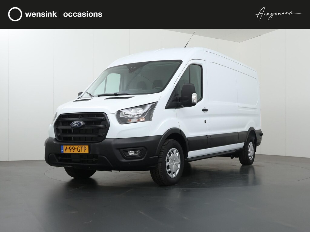 Ford Transit 350 | 2.0 TDCI | L3 H2 | Trend | TREKHAAK 2500 KG AHW | CLIMATE CONTROL | NAVIGATIE | PARKEERSENSOREN V+A | CRUISE CONTROL | BIJRIJDERSBANK | LAADRUIMTE PAKKET | APPLE CARPLAY / ANDROID AUTO | STOEVERWARMING