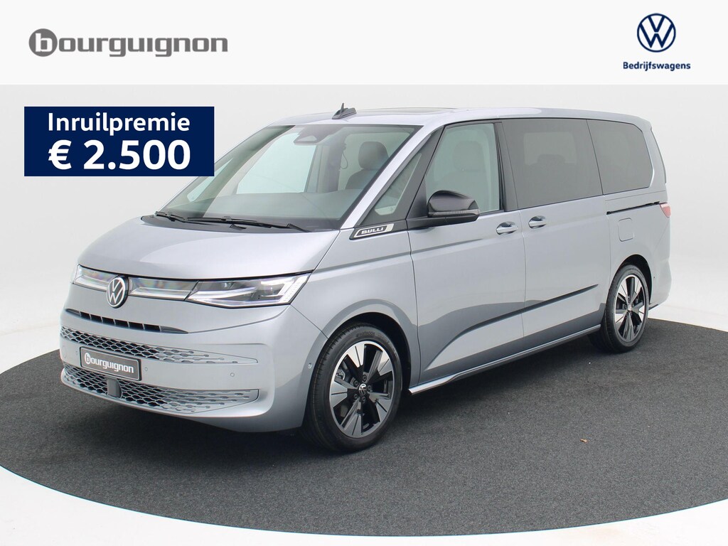 Volkswagen Multivan Bedrijfswagens Bulli L2 1.5 eHybrid EU6 180 kW/245pk DSG 4Motion | Incl BTW/BPM | 7 zitplaatsen vis-a-vis | Trekhaak | Stoelverwarming | Verlaagd onderstel dynamisch | 19" Halmstad lichtmetaal |