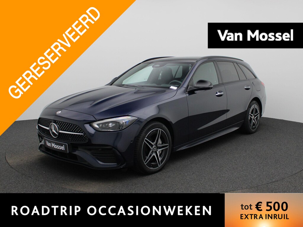 Mercedes-Benz C-klasse Estate 300 e AMG Line | Automaat | Apple Carplay / Android Auto | Panoramadak | Sfeerverlichting | Achteruitrijcamera | Stoelverwarming |