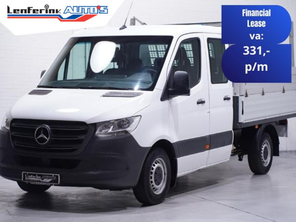 Mercedes-Benz Sprinter 211 CDI Dubbel Cabine 6-Zits Pickup Open Laadbak Airco, Trekhaak, LxBxH 270x203x80 cm, 6-Zits