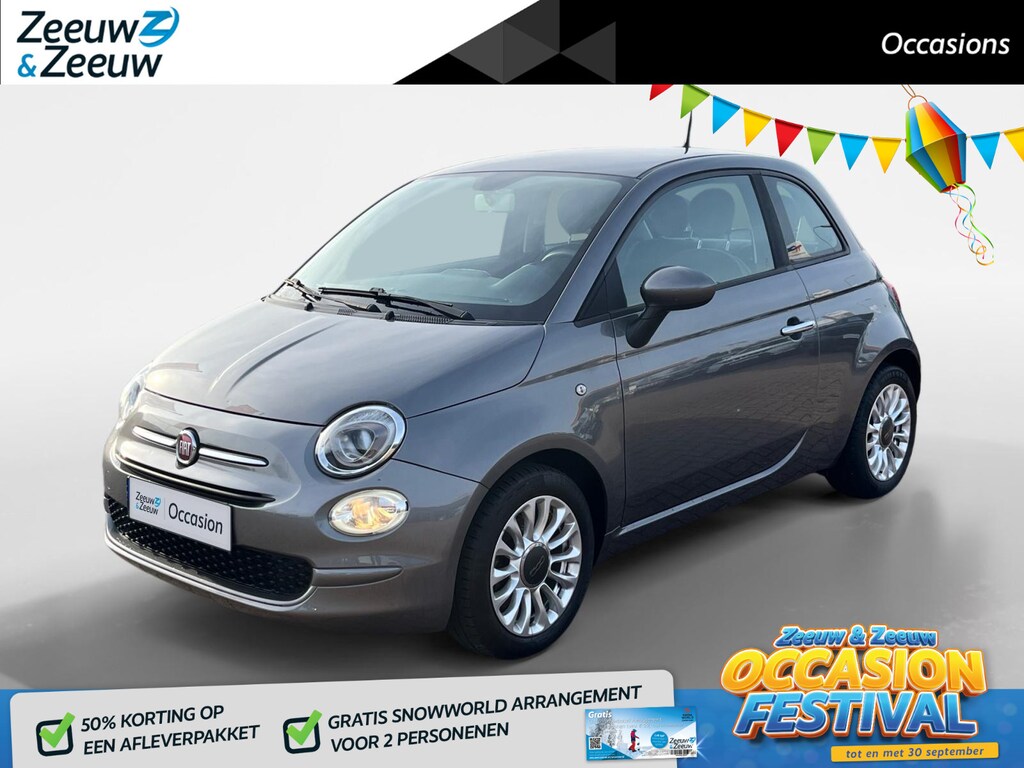 Fiat 500 0.9 TwinAir Turbo Popstar *Airco*LM.Velgen*Leuke auto!