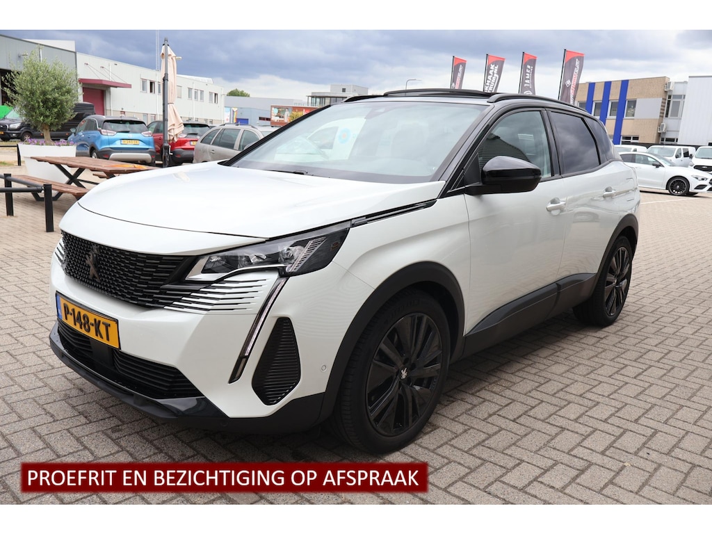 Peugeot 3008 1.6 HYbrid 225 GT Business 1e Eigenaar | Volledig onderh | NAP | BTW | Pano | Elek Stoel+Klep | 360 Cam | Memory | Stoelverwarming+Massage | Alcantara | Head-up | Navi | Full Led | Climate | Carplay