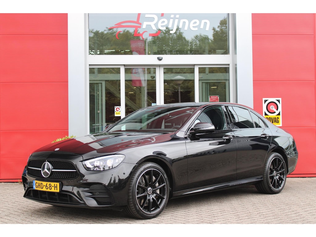 Mercedes-Benz E-klasse 300e 320PK BUSINESS SOLUTION AMG NIGHT EDITION | MULTISPAAKS AMG VELGEN | 360° CAMERA | | TREKHAAK | MULTIBEAM MATRIX LED KOPLAMPEN | LED ACHTERLICHTEN | ELEKTRISCH VERSTELBARE VOORSTOELEN MET GEHEUGEN FUNCTIE |  ALCANTARA / KUNSTLEDEREN BEKLEDING | VOORSTOELEN VERWARMBAAR | FULL MAP MBUX AUGMENTED REALITY NAVIGATIE | VERKEERSLICHTWEERGAVE | APPLE CARPLAY / ANDROID AUTO | SFEERVERLICHTING | ELEKTRONIC CLIMATE CONTROL |