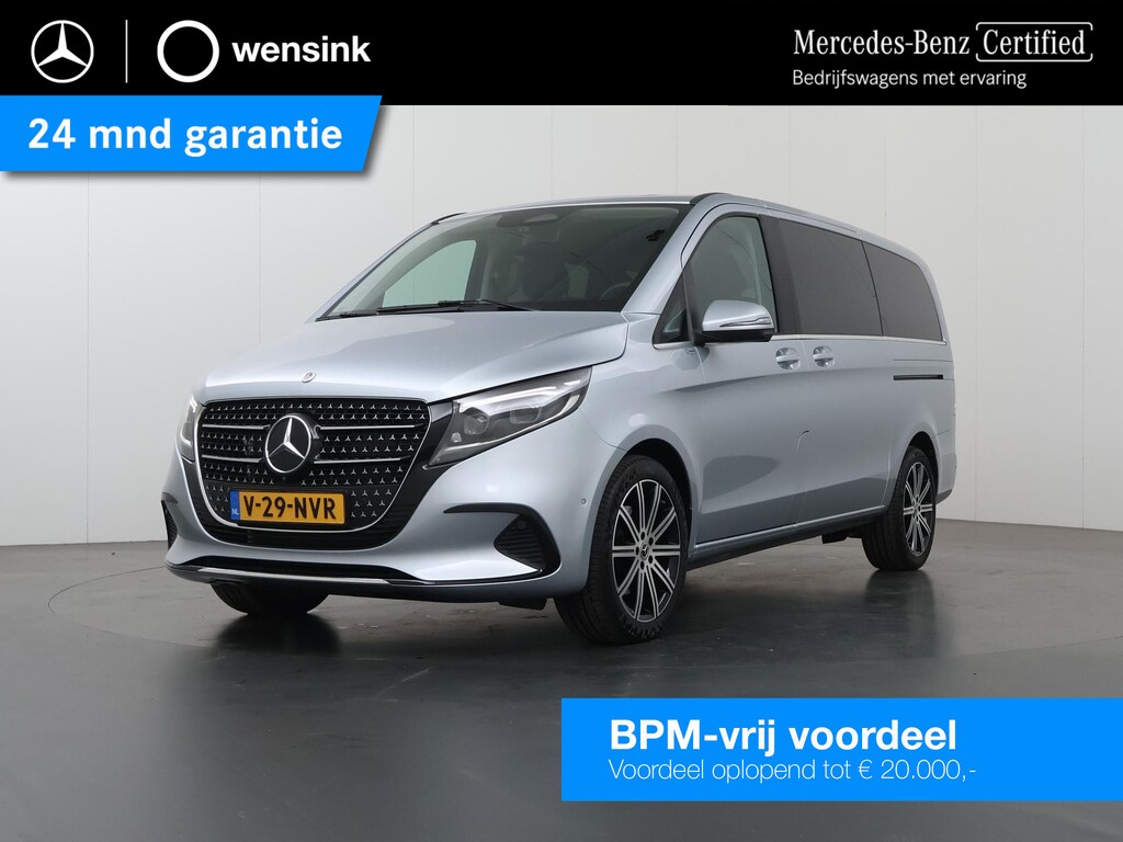 Mercedes-Benz V-klasse 300d | Aut. | Lang L2 | Avantgarde | Burmester Sound | Distronic Plus | Easy-Open pakket | Stoelverwarming | Afn. Trekhaak 2500KG. | Certified