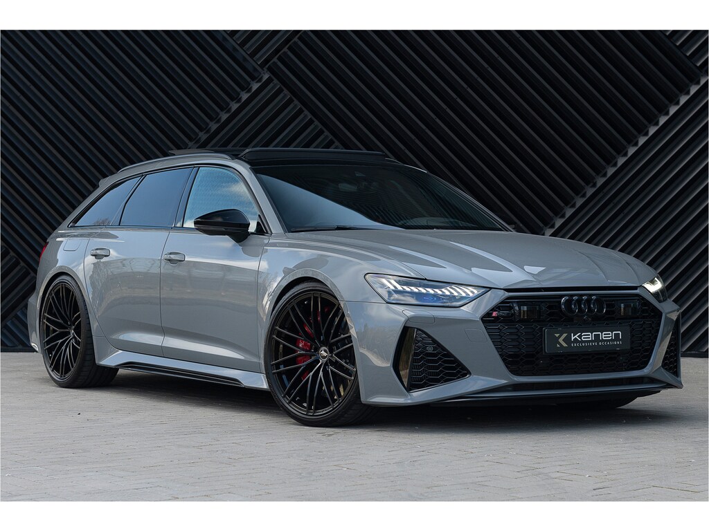 Audi RS6 4.0 TFSI 600PK quattro Keramisch Dynamicplus Head-up B&O Sportdiff Pano RS-stoelen Luchtv. Laser