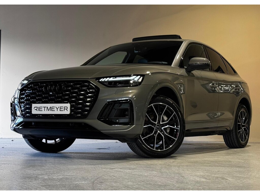 Audi Q5 Sportback 55 TFSI e S edition Competition |Pano |RS zetels |Pano |Gevlakt stuur |Trekhaak |Memory |Matrix LED